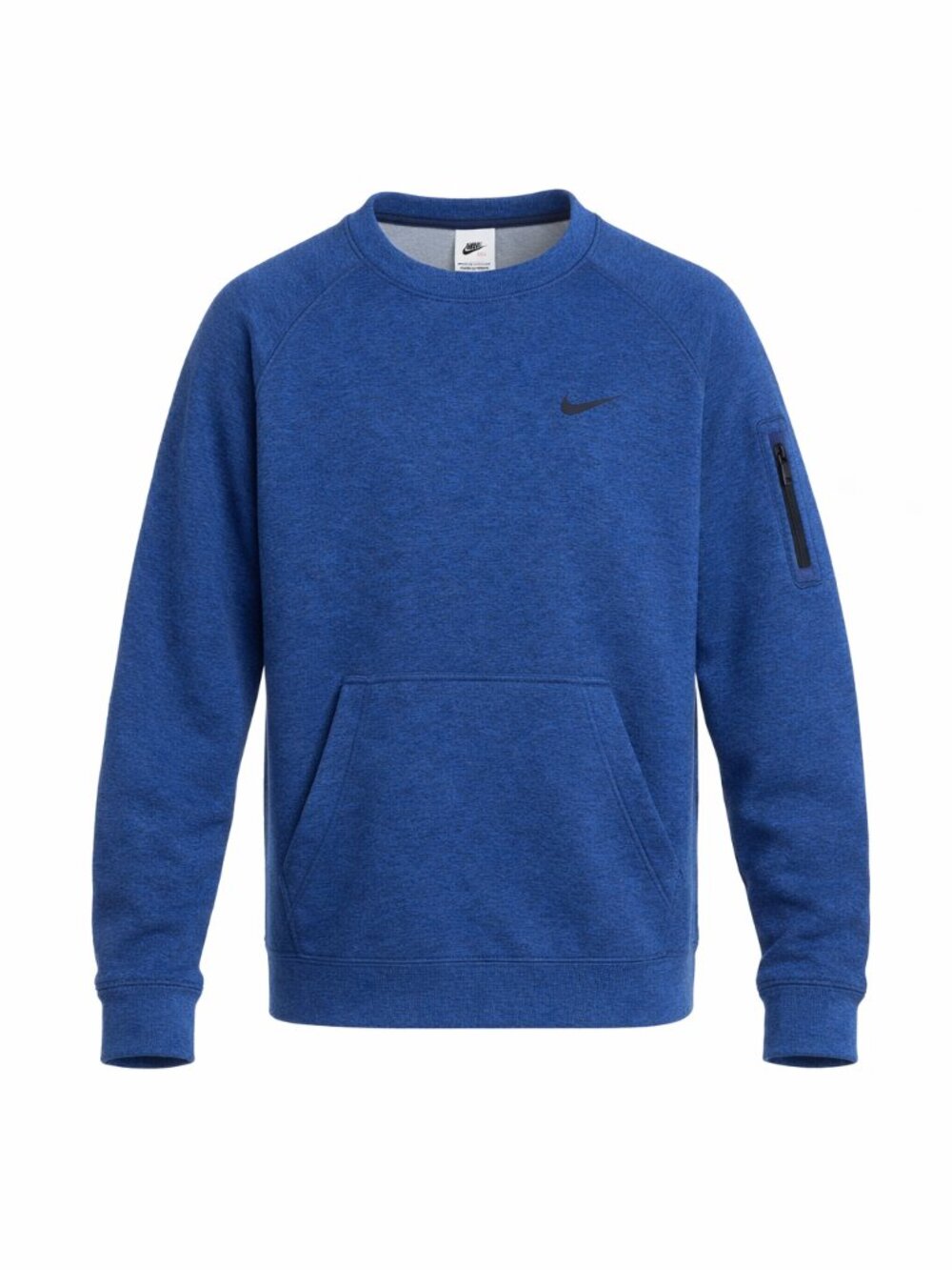 NIKE Men's Therma-fit Fitness Crew In Blue Size L